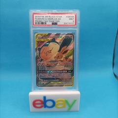 Eevee & Snorlax GX - PSA 9 Graded - SM169 - SM Black Star Promo
